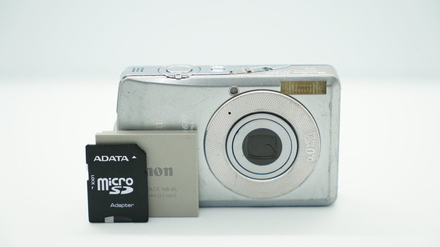 Canon PowerShot SD630 Digital ELPH (Plateada)