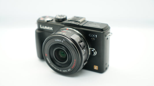 Panasonic Lumix GX1 Premium + 14-42mm + DMW-LVF2