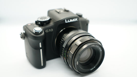 Panasonic Lumix G10 + Helios-44M