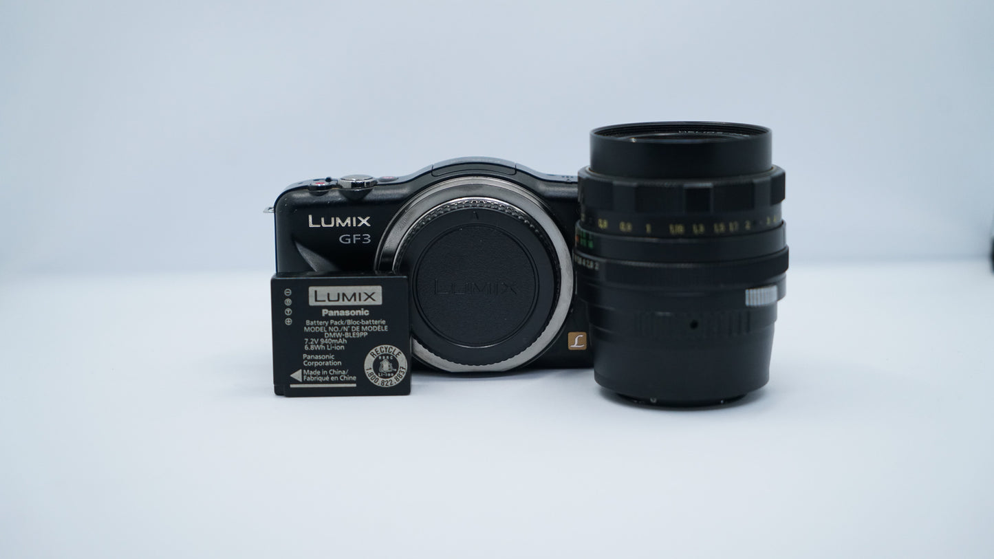 Lumix GF3 + Lente Vintage Helios-44M (58mm f/2)