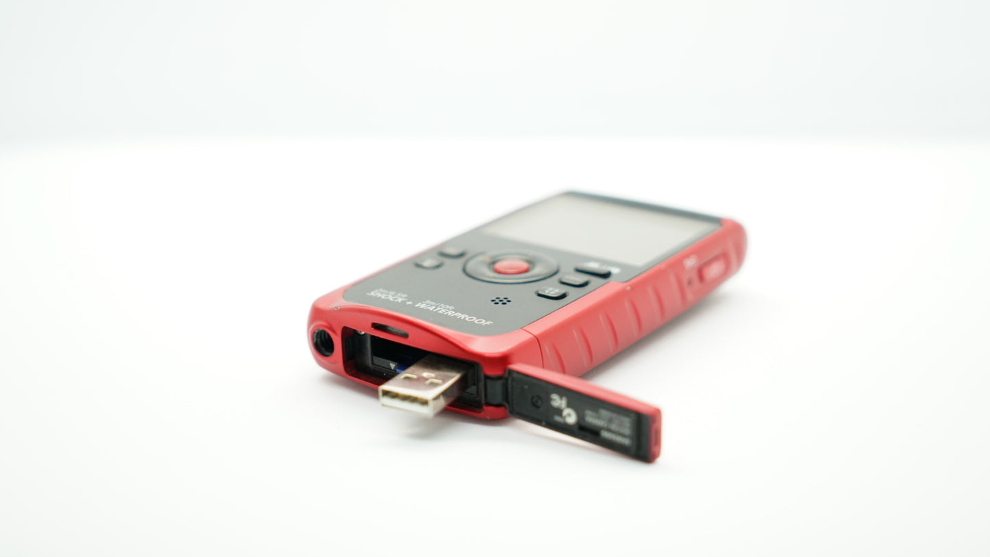 Samsung HMX-W190 (Roja/negra)