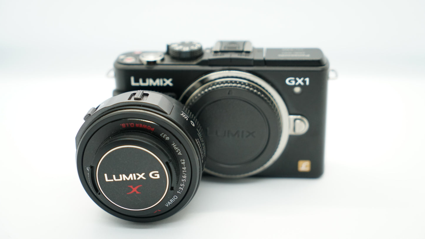 Panasonic Lumix GX1 Premium + 14-42mm + DMW-LVF2