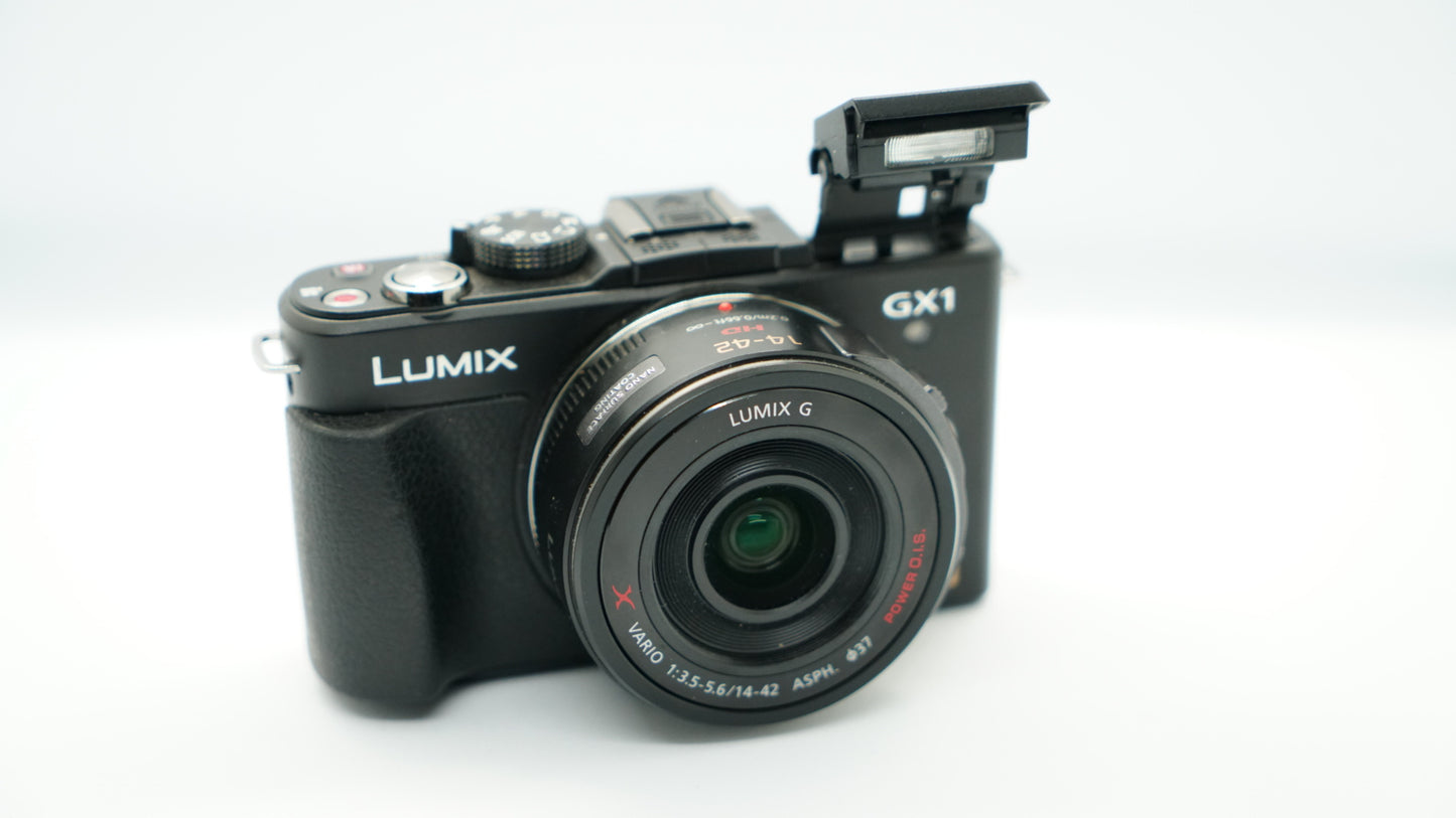 Panasonic Lumix GX1 Premium + 14-42mm + DMW-LVF2