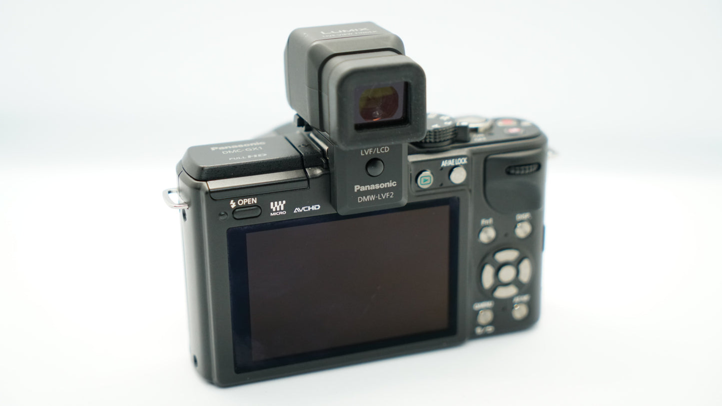 Panasonic Lumix GX1 Premium + 14-42mm + DMW-LVF2