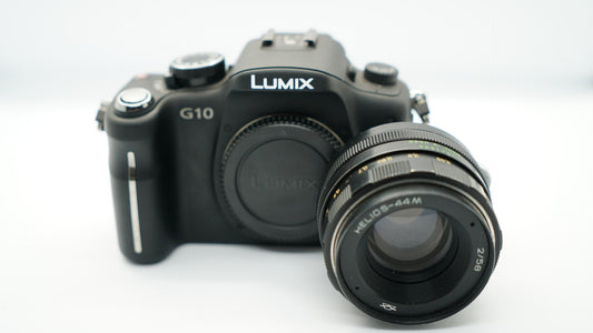 Panasonic Lumix G10 + Helios-44M