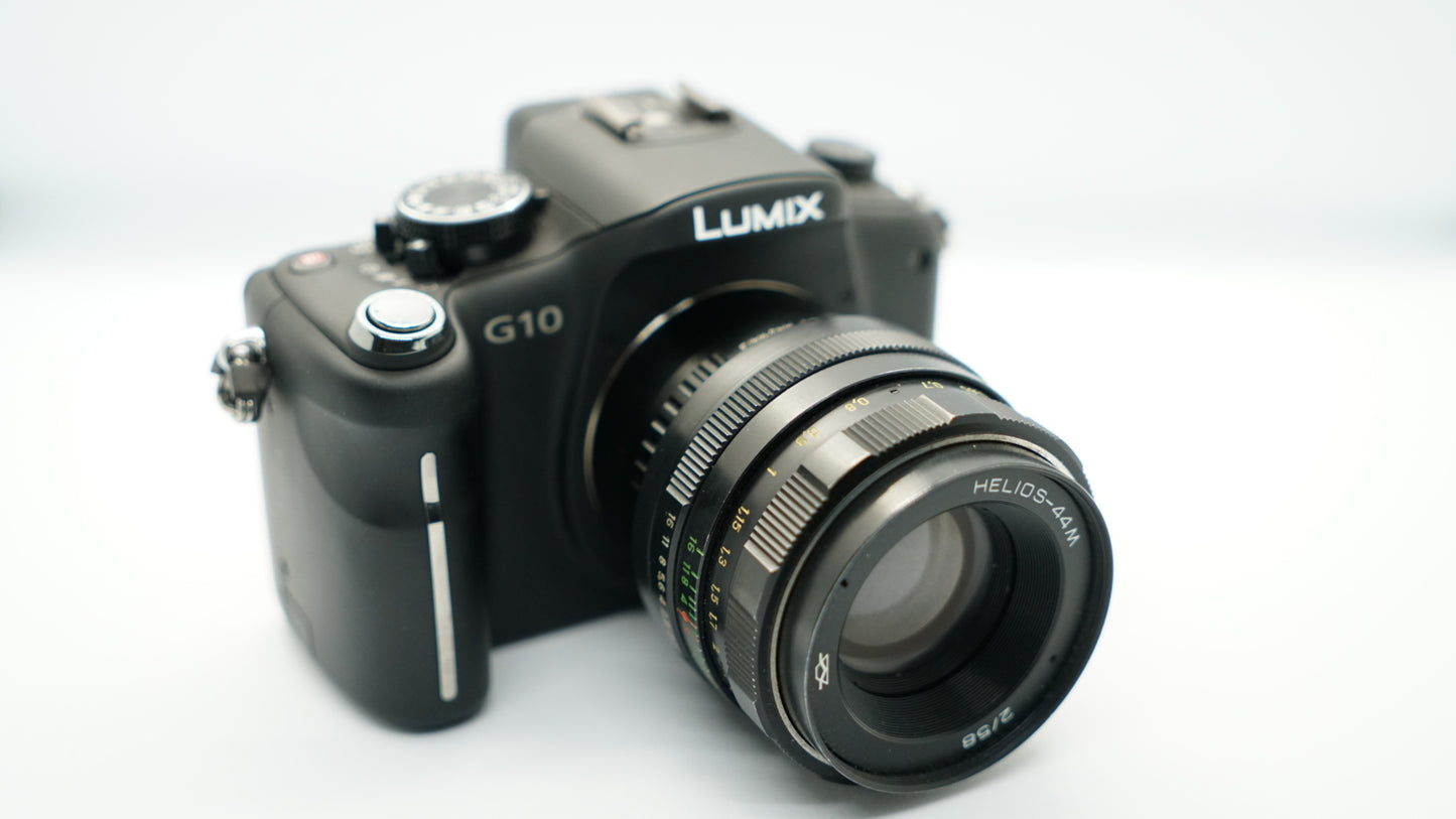 Panasonic Lumix G10 + Helios-44M