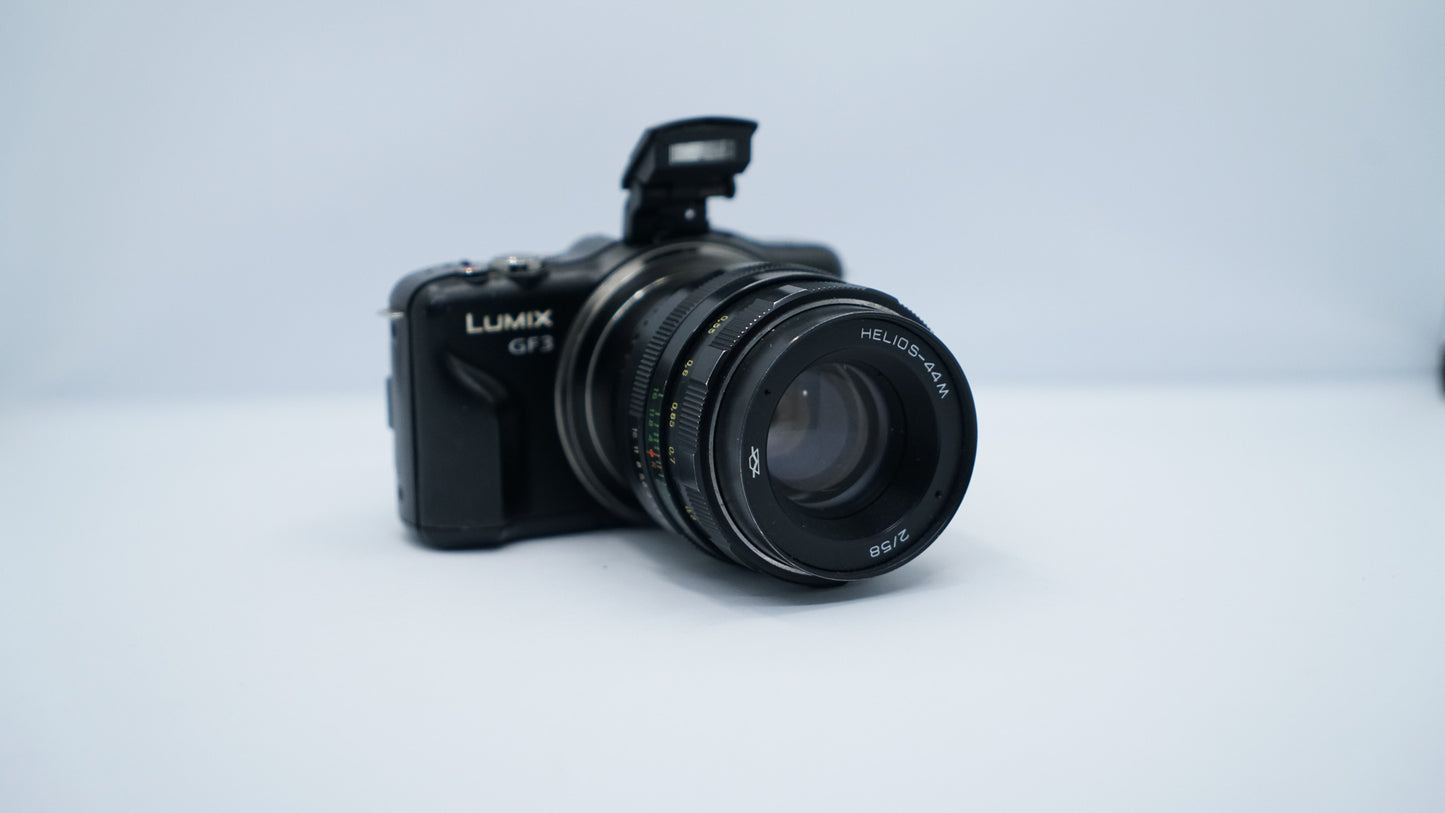Lumix GF3 + Lente Vintage Helios-44M (58mm f/2)