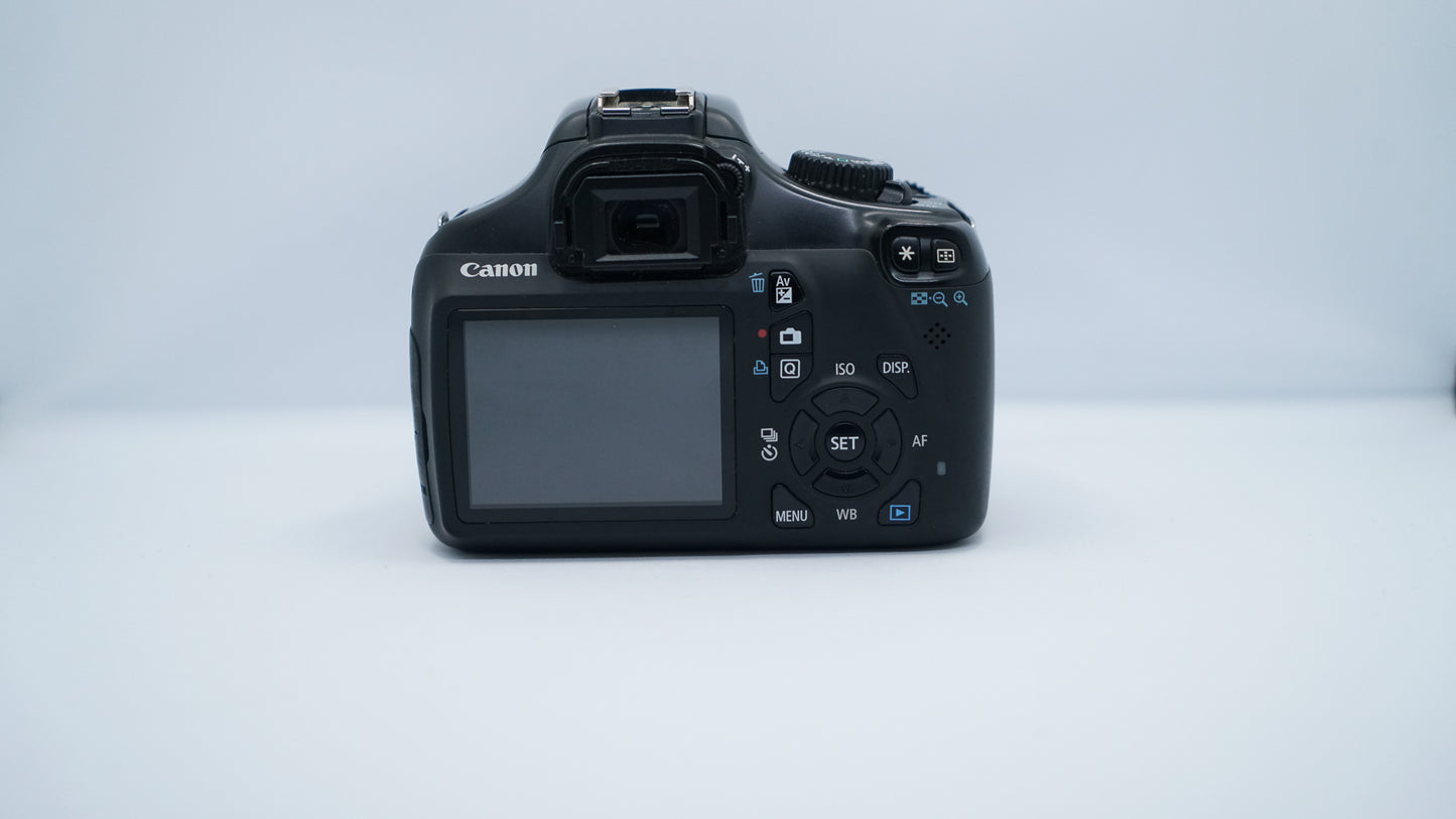 Canon EOS Rebel T3 + EF-S 18-55mm f/3.5-5.6 IS,